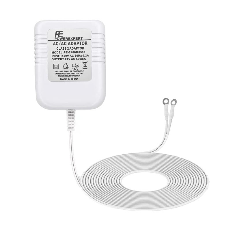 PDEEY C Wire Adapter 24V AC Power Supply Doorbell Transformer Compatible with Ring, Nest, Ecobee and Honeywell, Smart Thermostat, 26 ft, with Nail Clips - Image 2